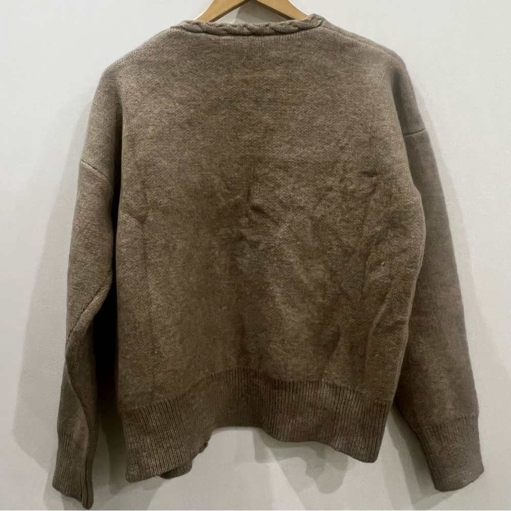 Bottega Inspired Wool Chain Cardigan - Picture 4 of 4